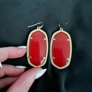 Kendra Scott Danielle Red Earrings